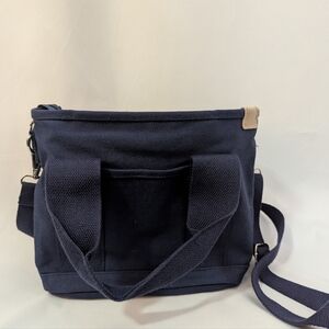 Narwey Small Blue Canvas Tote Bag